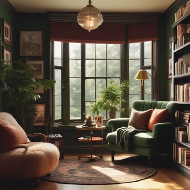 a white chair with a lamp and a lamp