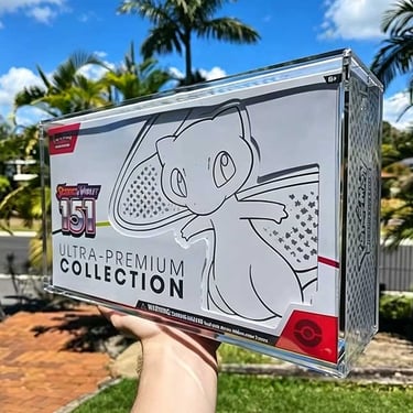 Pokémon 151 upc acrylic case