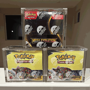 Pokémon booster box acrylic case