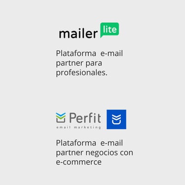 perfit, marketing nube y mailer lite