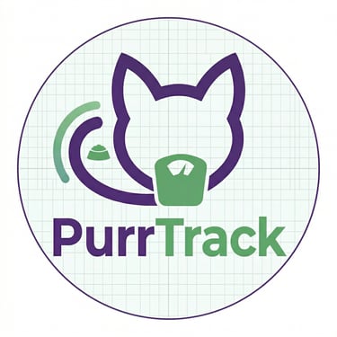 PurrTrack holistic feline health and routine tracker app logo