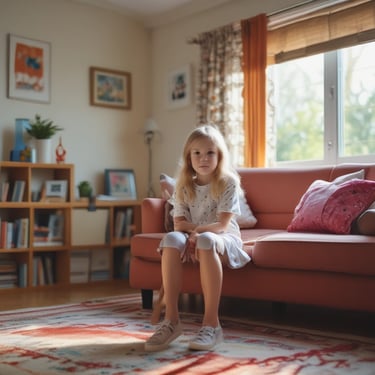 woman wearing black crew-neck shirt