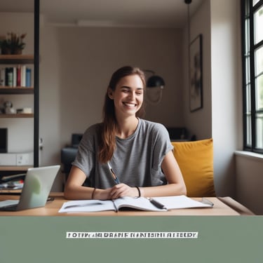 A happy landlord handing over keys to a smiling student in a bright apartment.