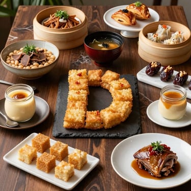 Pratos letra D: dobradinha feijão branco dashi dadinhos tapioca doce leite castanha Pará culinária