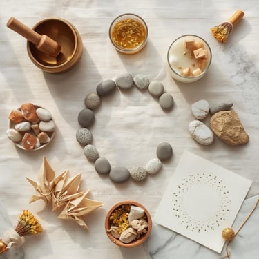 Ritos C: canto cura consagração contemplação intenções cerimônia ervas criação caligrafia mandala caminhada meditativa ritual