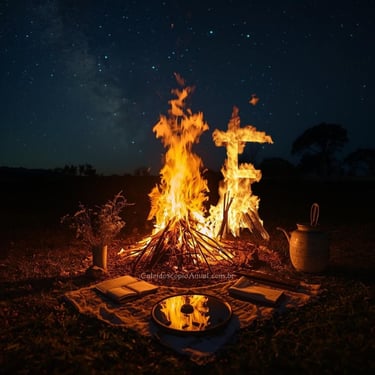 Ritos F: fogo transformador fogueira catártica florais bach fluxo fitoterapia foco espelho fumigação floresta ritual