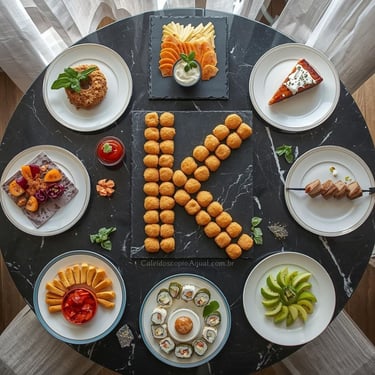 Pratos Letra K culinária: kibe kafta kuchen kimchi kani ketchup kiwi mesa clara elegante organizada receitas internacional