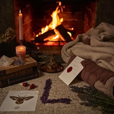 Ritos L: leitura sagrada limpeza energética ritual lua guia lavanda libertação escrita lunação lei atração ritual simbólico