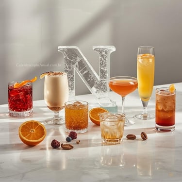 Bebidas N: negroni eggnog nectar napoleon noni negroni sbagliato nut liqueur caju nightcap nescafé bar claro sofisticado