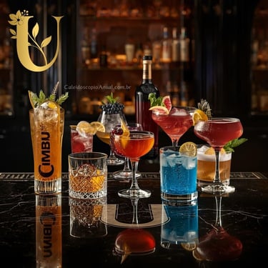 Bebidas U: umbu uísque uva umeshu uv vodka underberg ugli fruit undone urucu bar escuro luxo sofisticado moody intimista