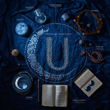 Ritos U: umbral unakita amor universal elementos umbanda universo interior unção sagrada utopia pessoal ritual simbólico
