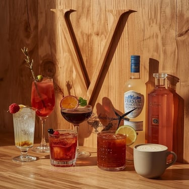 Bebidas V: vodka vinho vitamina vermute vinho verde vanilla verde vodka tônica rosé vanilla latte bar rústico natural