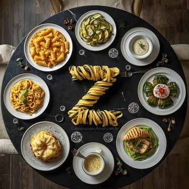 Pratos Letra Z culinária: ziti abobrinha zaatar zabaione zander zongzi raspas cítricos zeppole mesa clara elegante receitas