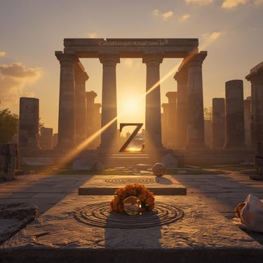 Ritos Z: zazen zona silêncio zinnia oferenda zodíaco zurvanismo zênite meditação maravilha jardim zen zikr ritual simbólico