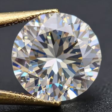 Macro shot of brilliant-cut diamonds paired with refined gold, architectural lines, sharp focus on stone facets.