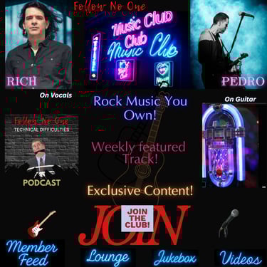 follow no one music club logo