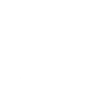 White outline icon of a sealed envelope or email symbol on a black background.
