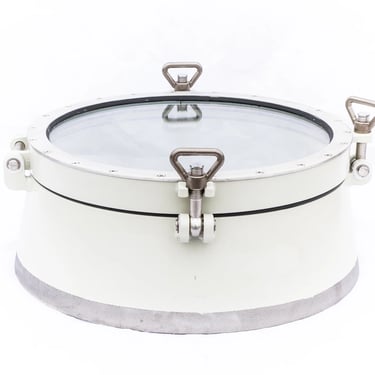 Algemeen overzicht van de robuuste 450mm staal/RVS patrijspoort