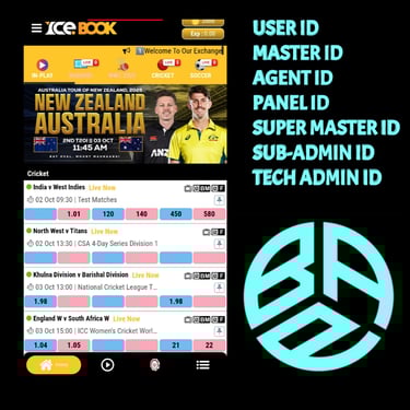 ONLINE CRICKET BETTING ID AVAILABLE DL MDL SMDL MASTER ID SUPER MASTER ID ADMIN ID AVAILABLE 