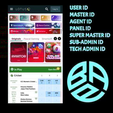 ONLINE CRICKET BETTING ID AVAILABLE DL MDL SMDL MASTER ID SUPER MASTER ID ADMIN ID AVAILABLE 