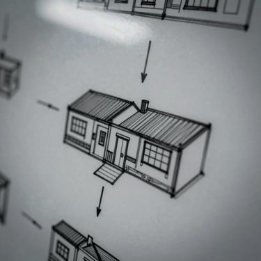Macro close-up of campaign architecture diagrams drawn on a physical whiteboard, high contrast, low-key lighting.
