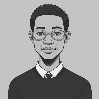 Image of a cheerful woman standing near a security camera setup, representing Amina W.