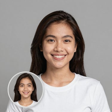 woman wearing black crew-neck shirt