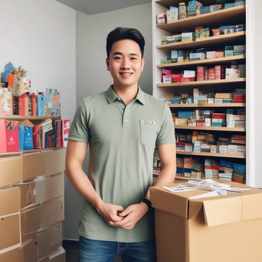 Portrait of a smiling professional woman in a modern office setting.