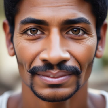 A professional headshot of a smiling person in modern office attire, with a blurred digital workspace background.