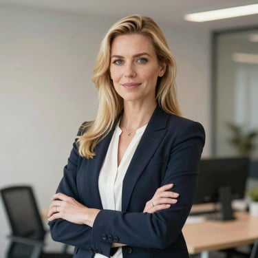 woman wearing black crew-neck shirt