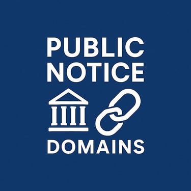 public notice domains logo