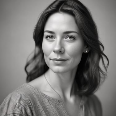 Smiling woman standing by her new front door installed by GM Windows & Doors