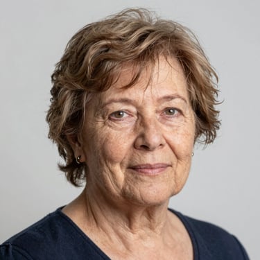 woman wearing black crew-neck shirt