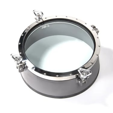 Large stainless steel porthole