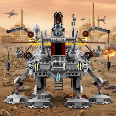 Un marcheur LEGO Star Wars AT-TE 75157