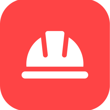 Icono de uso de equipos de seguridad certificados para riesgos industriales