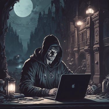 blue and white striped round textile