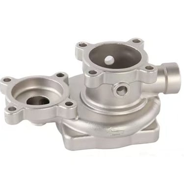 Pump casing made of cast stainless steel