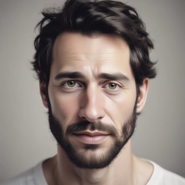 Portrait of a smiling middle-aged man with short dark hair.