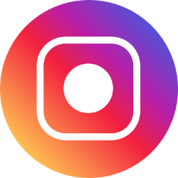 Official Instagram social media logo icon with a white camera symbol on a gradient background.