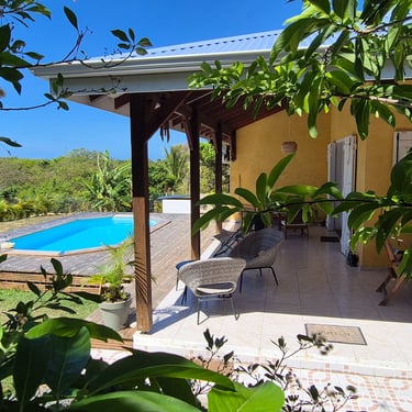 vue depuis le jardin de la villa jolan
