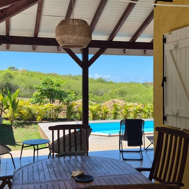 vue depuis la terrasse de la villa jolan