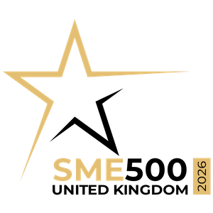 Graphic showing that TTB CircularIT has won an award in the 2026 SME500 awards