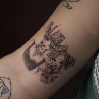 Tatouage Manga de Nana réalisé par Margot Dubs Tattoo