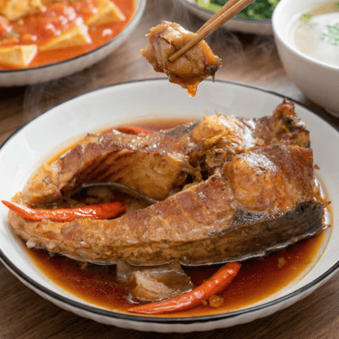 cá trắm kho của tiệm cơm văn phòng, cơm gia đình