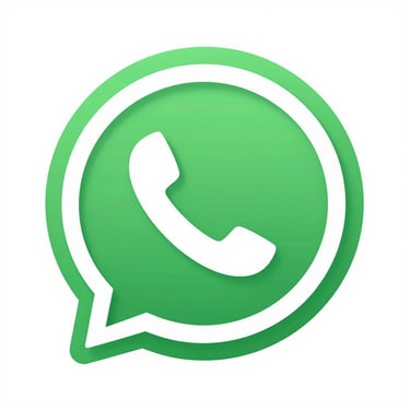 Official green WhatsApp messenger icon with a white telephone handset inside a speech bubble.