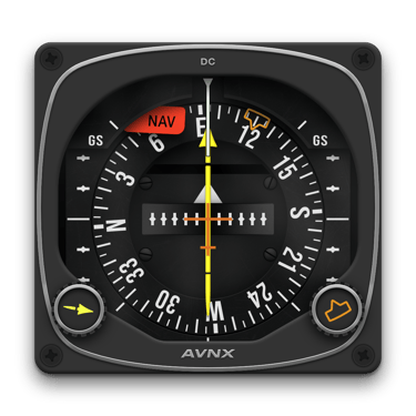 AVNX KI 525A Horizontal Situation Indicator (HSI) for Air Manager