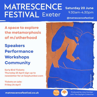 Matrescence festival infographic