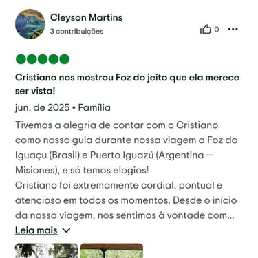 Cataratas Brasil e Argentina com Guia Privativo