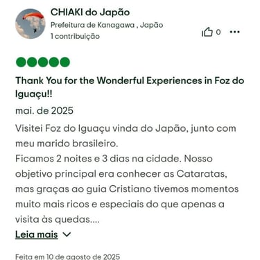 Indicação de Passeio em Foz do Iguaçu